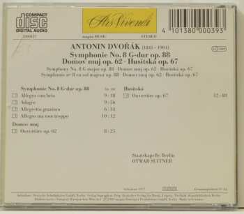 CD Antonín Dvořák: Symphonie No 8 · Domov Muj · Husitská