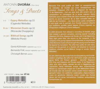 CD Antonín Dvořák: Zigeunerlieder - Songs & Duets