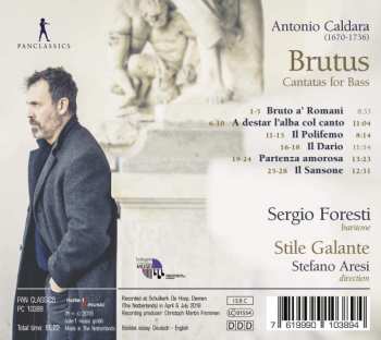 CD Antonio Caldara: Brutus: Cantatas For Bass
