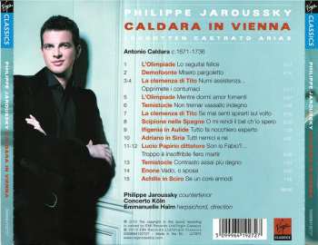 CD Concerto Köln: Caldara In Vienna: Forgotten Castrato Arias