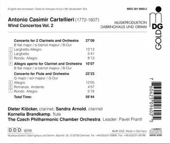 CD The Czech Philharmonic Chamber Orchestra: Concerto For Two Clarinets And Orchestra B Flat Major / Movement For Clarinet And Orchestra B Flat Major / Concerto For Flute And Orchestra G Major