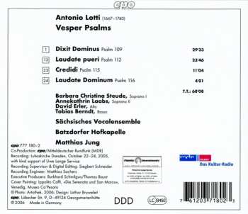 CD Annekathrin Laabs: Vesper Psalms