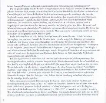 CD Gaspar Cassadó: Antonio Meneses - Cassadó | Kodály