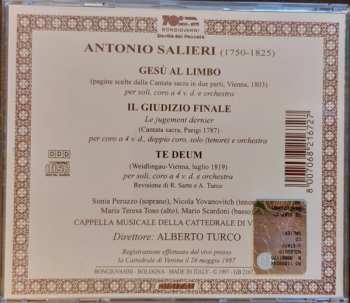 CD Antonio Salieri: Gesù Al Limbo - Il Giudizio Finale - Te Deum