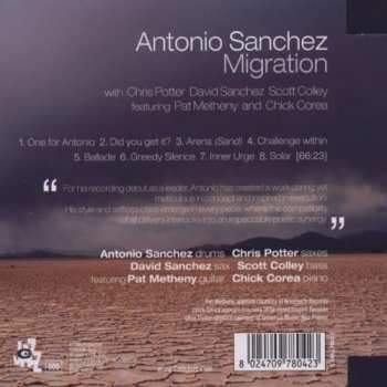 CD Antonio Sánchez: Migration