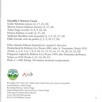 CD Antonio Valente: Intavolatura De Cimbalo