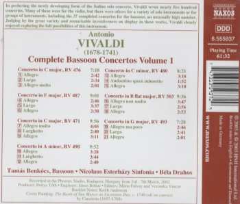 CD Antonio Vivaldi: Complete Bassoon Concertos Volume 2