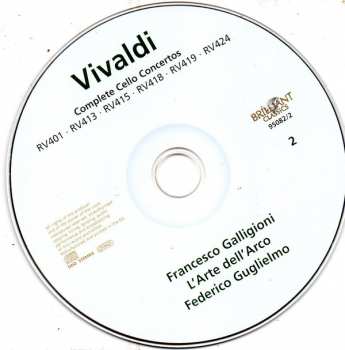 4CD/Doos Antonio Vivaldi: Complete Cello Concertos