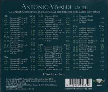 4CD/Doos Antonio Vivaldi: Complete Concertos And Sinfonias For Strings And Basso Continuo