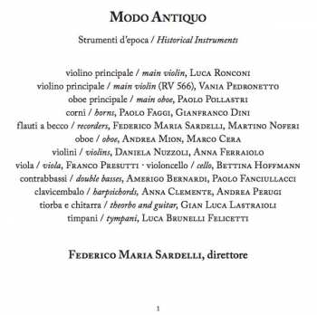 CD Antonio Vivaldi: Concerti Per Molti Instromenti