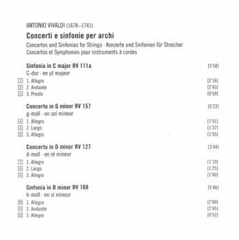 CD Antonio Vivaldi: Concerti & Sinfonie Per Archi