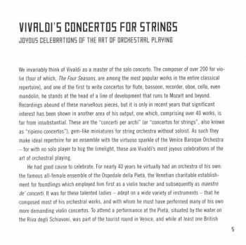 CD Antonio Vivaldi: Concerti & Sinfonie Per Archi