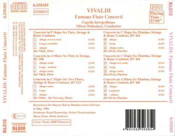 CD Antonio Vivaldi: Famous Flute Concerti