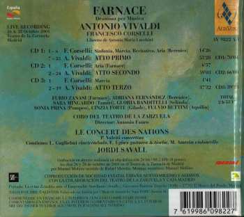 3CD Antonio Vivaldi: Farnace (Dramma Per Musica)