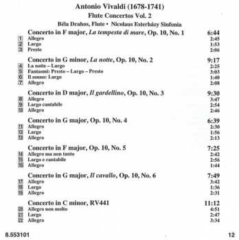 CD Antonio Vivaldi: Flute Concertos. Volume 2