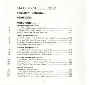 3CD/DVD Antonio Vivaldi: Kantates