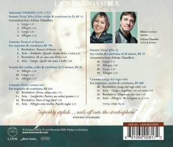 CD Antonio Vivaldi: L'Amore Per Elvira