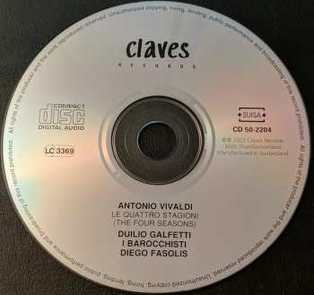 CD Antonio Vivaldi: Le Quattro Stagioni