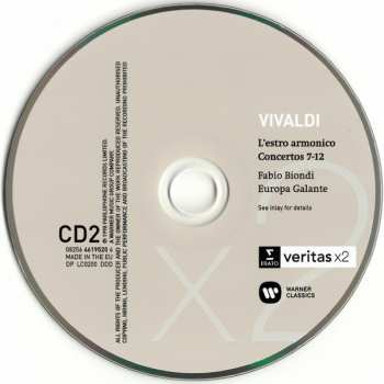 2CD Antonio Vivaldi: L'Estro Armonico