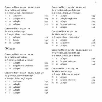 2CD Antonio Vivaldi: L'Estro Armonico