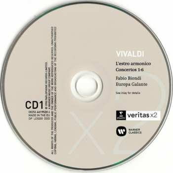 2CD Antonio Vivaldi: L'Estro Armonico