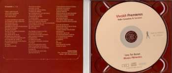 CD Antonio Vivaldi: Premieres (Violin Concertos & Sonatas)