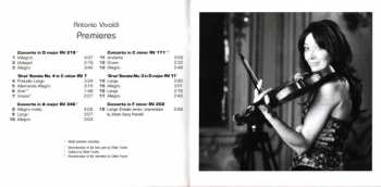 CD Antonio Vivaldi: Premieres (Violin Concertos & Sonatas)