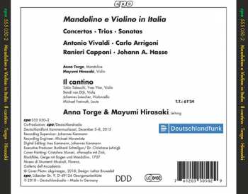 CD Antonio Vivaldi: Mandolino E Violino In Italia: Concertos • Sonatas • Trios