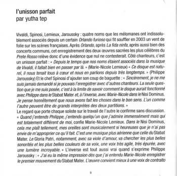 CD Antonio Vivaldi: Nisi Dominus - Stabat Mater