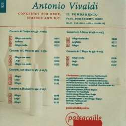 CD Antonio Vivaldi: Oboeconcertos