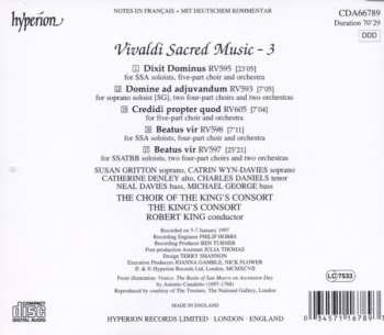 CD Antonio Vivaldi: Sacred Music - 3 -