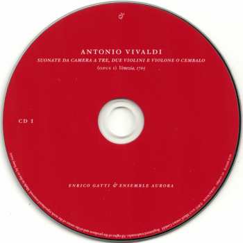2CD Antonio Vivaldi: Suonate Da Camera A Tre, Due Violini E Violone O Cembalo (Opus I)