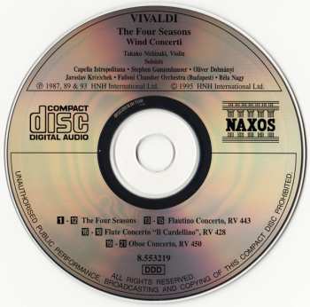 CD Antonio Vivaldi: The Four Seasons & Wind Concerti