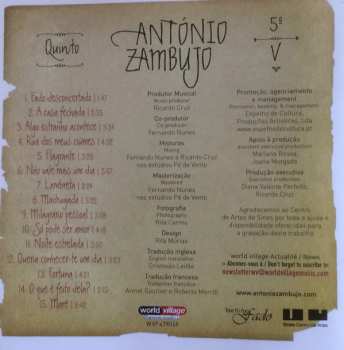 CD António Zambujo: Quinto