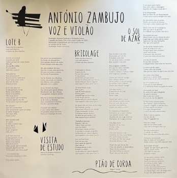 LP António Zambujo: Voz E Violão