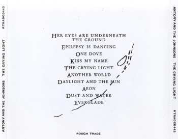 CD Antony And The Johnsons: The Crying Light