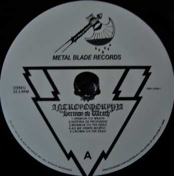 LP Antropomorphia: Sermon Ov Wrath