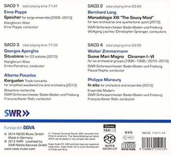 4SACD Bernhard Lang: Donaueschinger Musiktage 2013