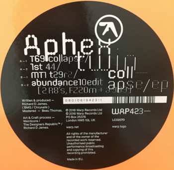 LP Aphex Twin: Collapse EP