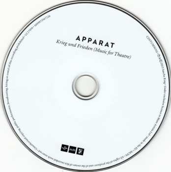 LP/CD Apparat: Krieg Und Frieden (Music For Theatre) LTD | CLR