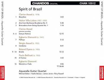 CD Aquarelle Guitar Quartet: Spirit Of Brazil - Aquarelle Guitar Quartet