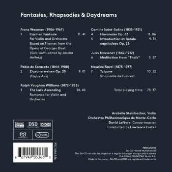SACD Orchestre Philharmonique De Monte-Carlo: Fantasies, Rhapsodies & Daydreams