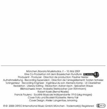 CD Maurice Ravel: Fauré, Poulenc, Ravel