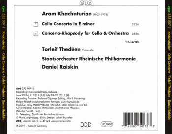 CD Aram Khatchaturian: Cello Concerto; Concerto-Rhapsody