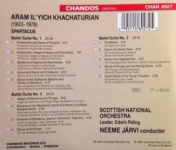 CD Aram Khatchaturian: Spartacus (Ballet Suites 1–3)