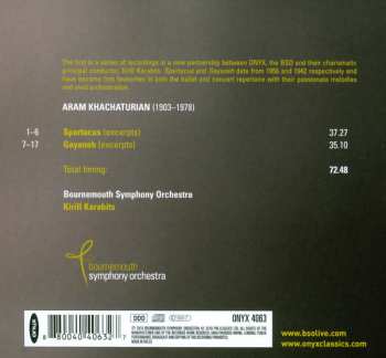 CD Aram Khatchaturian: Spartacus . Gayaneh (Excerpts)