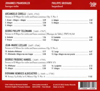 CD Georg Friedrich Händel: Johannes Pramsohler