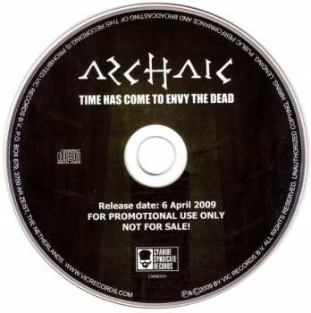 CD Archaic: Time Has Come To Envy The Dead