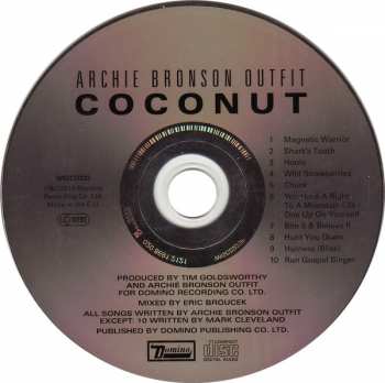 CD/DVD Archie Bronson Outfit: Coconut LTD