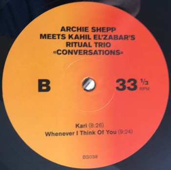 2LP Archie Shepp: Conversations